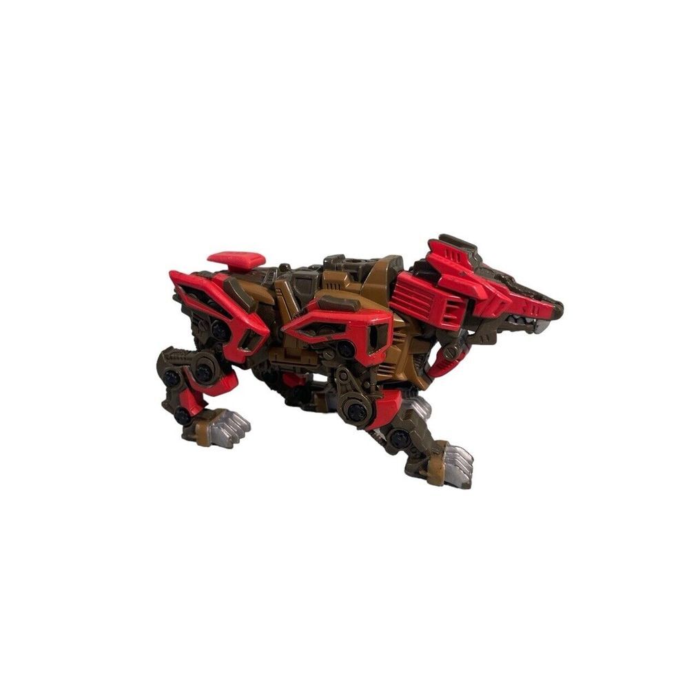 Tomy Hasbro Zoids Liger Zero X Red Action Figure 2002 *Missing Parts* Incomplete